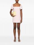 KHAITE платье мини Benji, розовый - фото 2