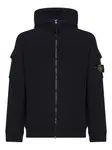 Худи на молнии Stone Island, черный - фото