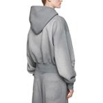 Градиент худи Acne Studios, серый - фото 4