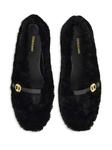 Ferragamo балетки Fluffy, черный - фото 3