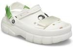Сандалии sankuanz x clog 'white green' Crocs, белый - фото 4