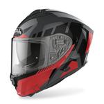 Шлем Airoh spark rise, Black/Grey/Red - фото