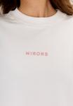 Футболка с принтом MIRONS, молочный - фото 3
