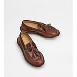 Лоферы из кожи TOD's, коричневый - фото 2