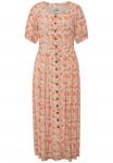 Платье Ulla Popken Maxi dress, Melon Rose/Orange - фото 5