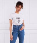 Футболка женская Karl Lagerfeld Иконик 2.0 с аппликацией, белый - фото 3