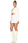 Платье superdown Mika Button Front, цвет White Denim - фото 3