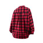 Футболка унисекс BRUMAIRE, красная клетка - фото 6