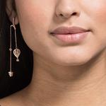 Swarovski Серьги Into The Sky для женщин Rose Gold - фото 3