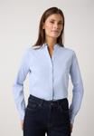 Блуза More & More Button-down blouse, Blouse Stripe Lightblue White/Blue - фото