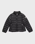 Нейлоновый пуховик Kaukura для девочек Moncler, цвет Black - фото