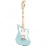 Squier Mini Jazzmaster HH, гриф из клена, Daphne Blue - фото 3