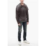 Серый хлопковый свитер Diesel, Gray - фото 4