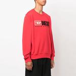 DIESEL Красный мужской свитшот - фото 5