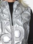 Жилет Goldner, серебряный - фото 3