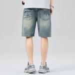 Джинсовые шорты унисекс Maserati, синий - фото 11