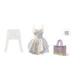 Футболка и платье-комбинация TASTILY белое - фото