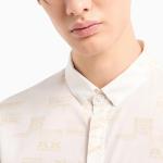 ARMANI EXCHANGE AE SS24 рубашка мужская ecru - фото 6