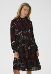 Платье Kaffe LINDA , Windsor Wine Black Flower/Bordeaux - фото