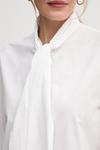 Хлопковая рубашка Oui, белый - фото 5