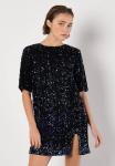 Платье Apricot SEQUIN V-BACK MINI, Black - фото