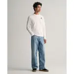 Лонгслив Gant Reg Medium Archive Shield, белый - фото 5