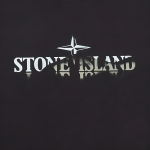 STONE ISLAND Футболка черная детская - фото 4