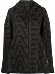 Marc Jacobs худи Monogram Oversized с кулиской, черный - фото