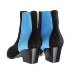 Женские черные ботинки Emporio nero camox azzurro Armani, черный - фото 3