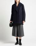 Пальто Bottega Veneta, синий - фото 3