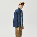 CAT Мужская синяя рубашка - фото 9