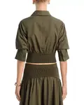 Укороченная рубашка Стайлза Simkhai, зеленый - фото 3