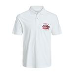 Поло Jack & Jones Logo, белый - фото