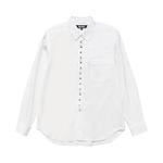Рубашка Comme des Garçons Black Studded Poplin Shirt, White - фото