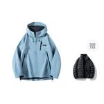 Куртка унисекс Jeep, эфирно-голубая С утеплителем из пуха - фото 2