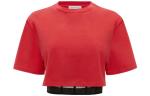 Alexander McQueen Женский красный кроп-топ - фото