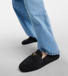 Вязаные лоферы Prada, черный - фото 4