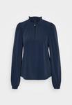Блуза Vero Moda Tall VMANI FRILL , Navy/Dark Blue - фото 5