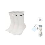 Nike Унисекс носки Crew, набор из 3, 6, 9 пар, белый - фото 3