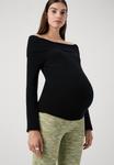 Свитер OLMJAYDEN OFF SHOULDER ONLY MATERNITY, черный - фото 6