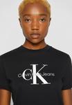 Футболка с принтом Core Monogram Regular Calvin Klein Jeans, черный - фото 4