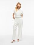 Тканевые брюки Vila, белый - фото 5