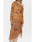 Платье с принтом Misbhv, коричневый - фото 3