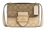 Morgan 18 Square Crossbody In Blocked Signature Canvas COACH - фото