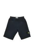 Шорты с нашивкой-компасом Stone Island Junior, синий - фото
