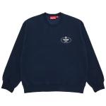 Толстовка Supreme Crest Crewneck, темно-синий - фото