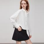 ELLE Рубашка Women's White Lapel Moderate - фото 7