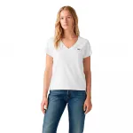 Футболка Levi's Perfect Slub short sleeve v neck, белый - фото