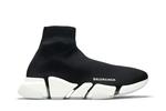 Кроссовки Balenciaga Speed 2.0 Sneaker 'Black White', черный - фото