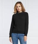 Джемпер женский Liu Jo с декорированным воротом, черный - фото 3